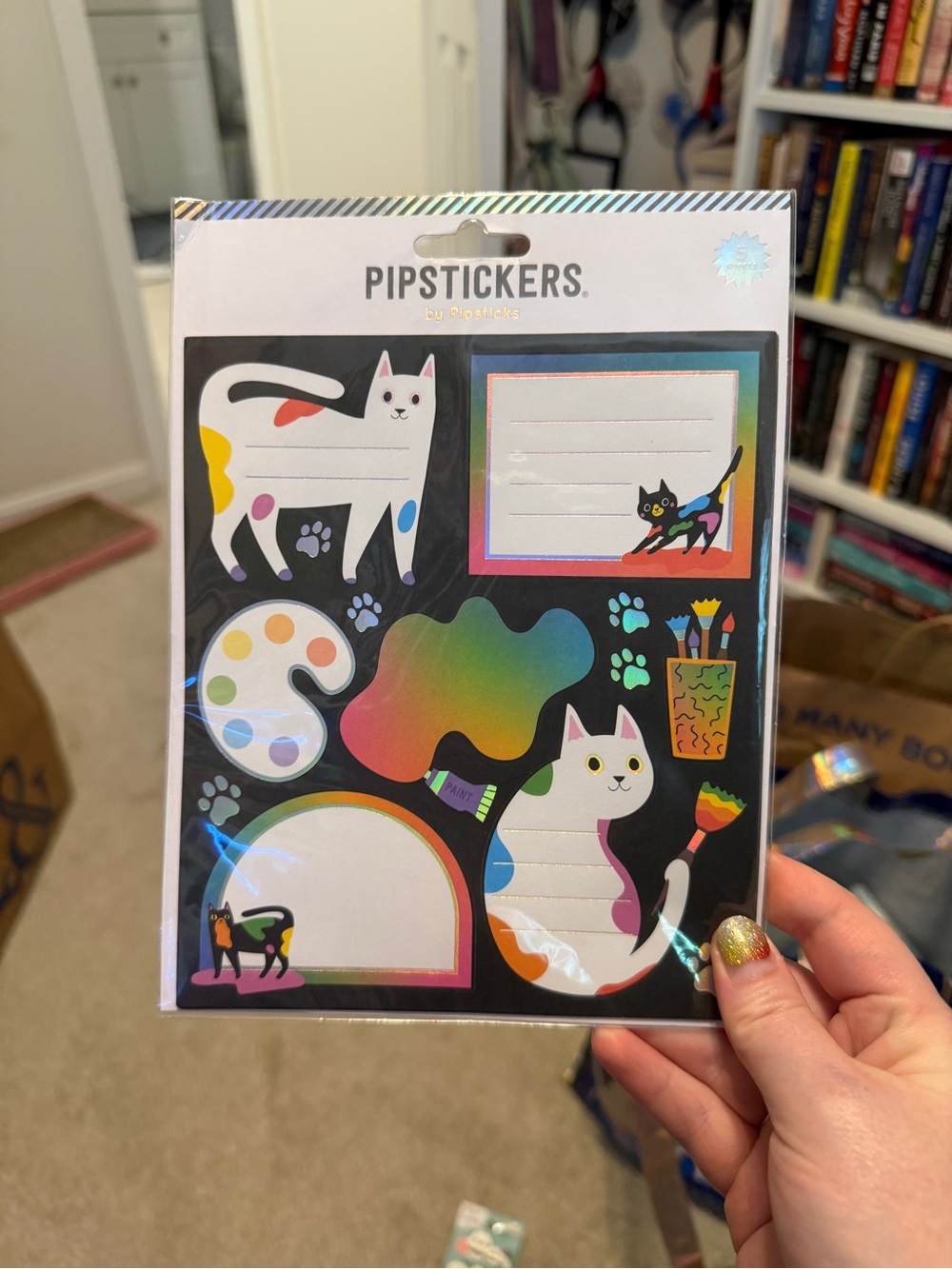 Rainbow Cat Sticker Notes - Multicolor - Picture 2 of 5